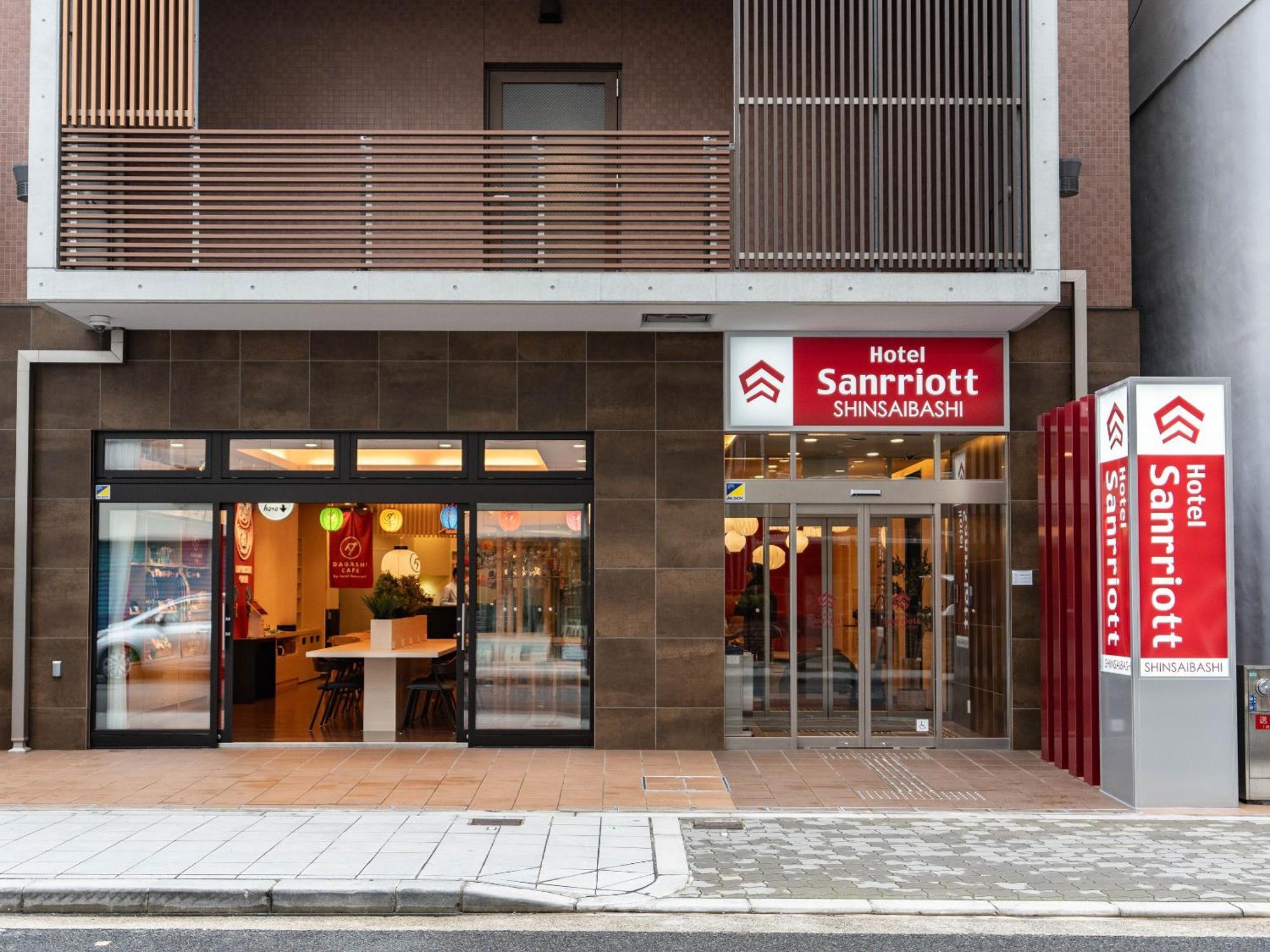 Hotel Sanrriott Shinsaibashi Ōsaka Exterior foto