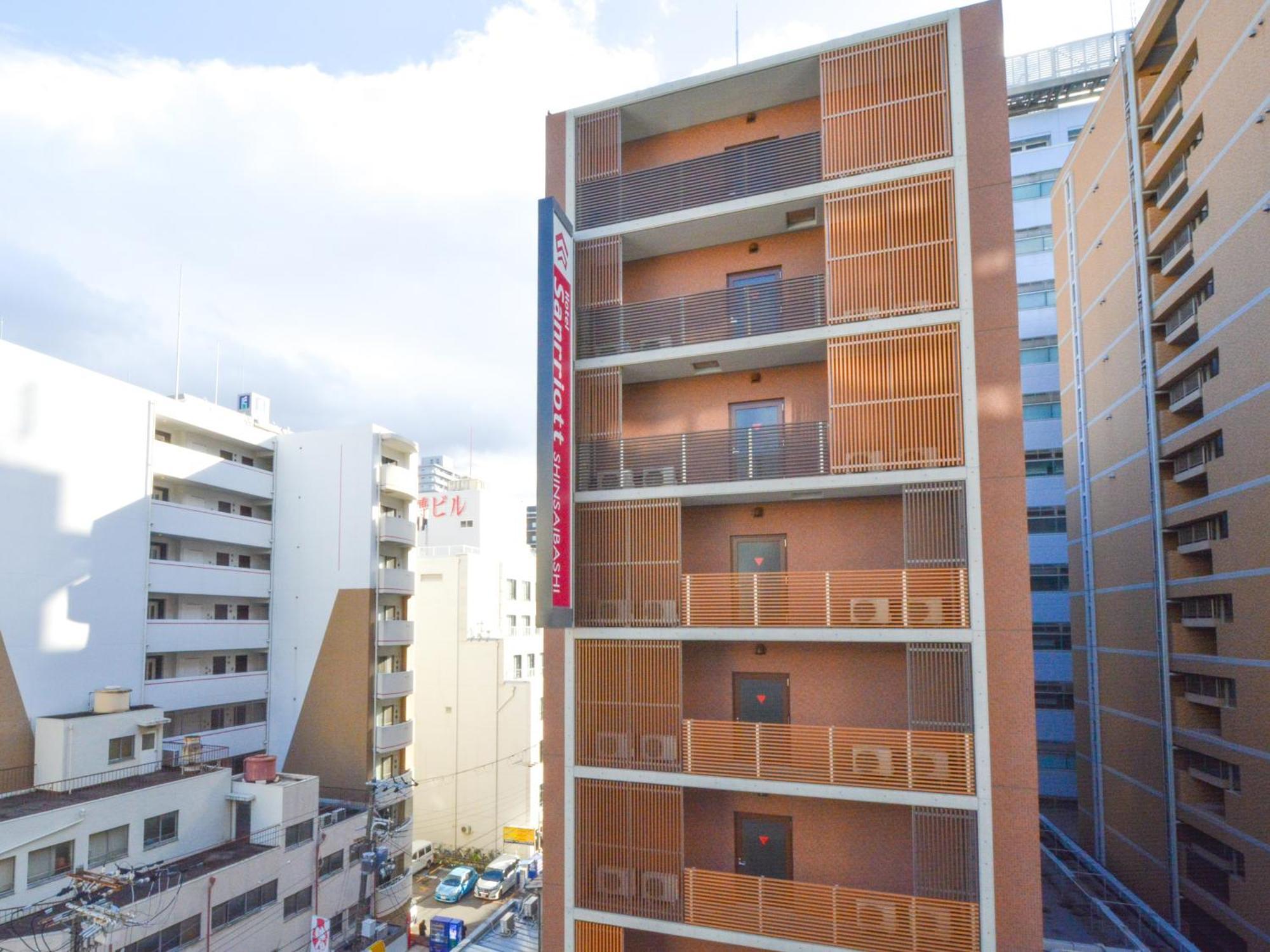 Hotel Sanrriott Shinsaibashi Ōsaka Exterior foto